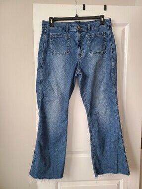 Gap Patch Pocket 70's Flare High Rise Jeans